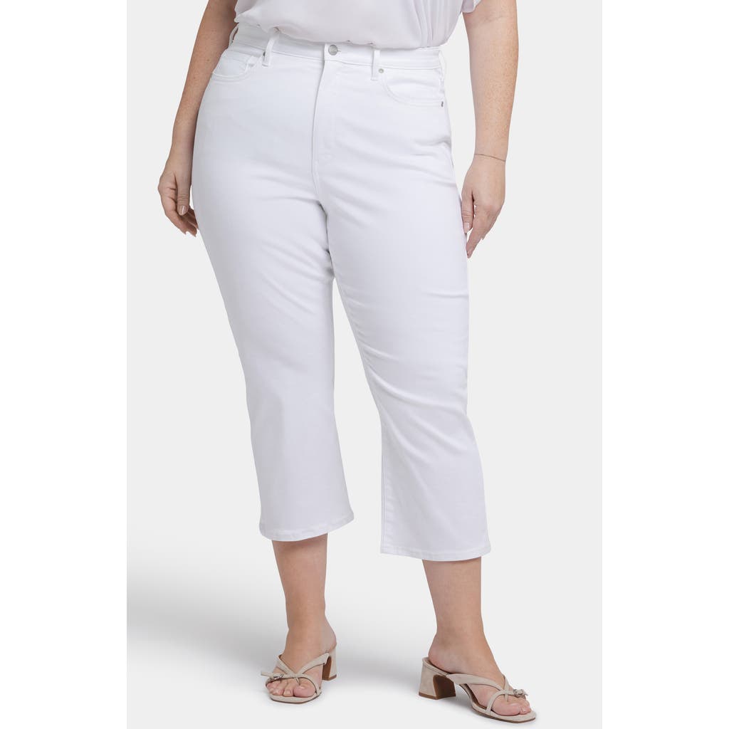 Nydj Joni High Waist Capri Jeans In Optic White