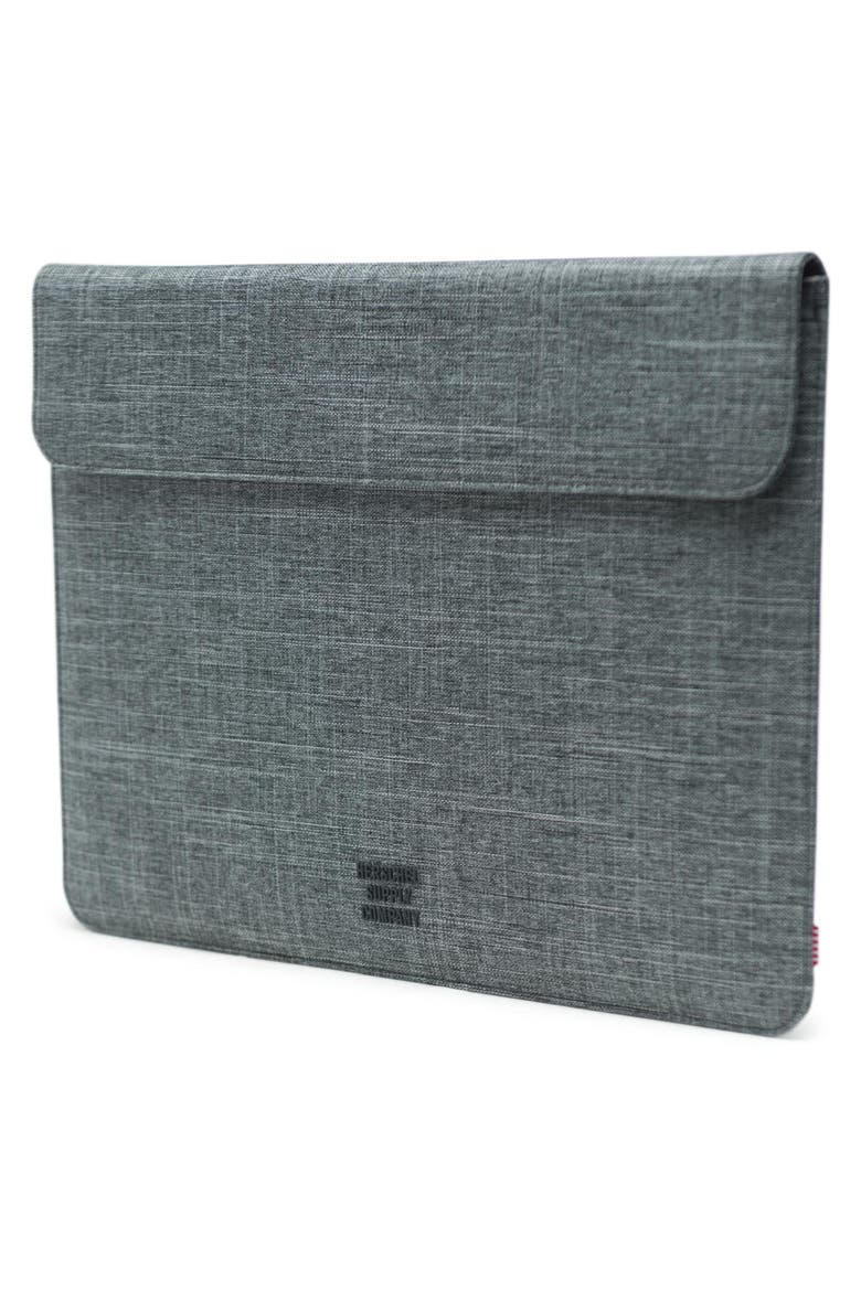 Spokane 15-Inch MacBook Pro Canvas Sleeve, Alternate, color, RAVEN CROSSHATCH
