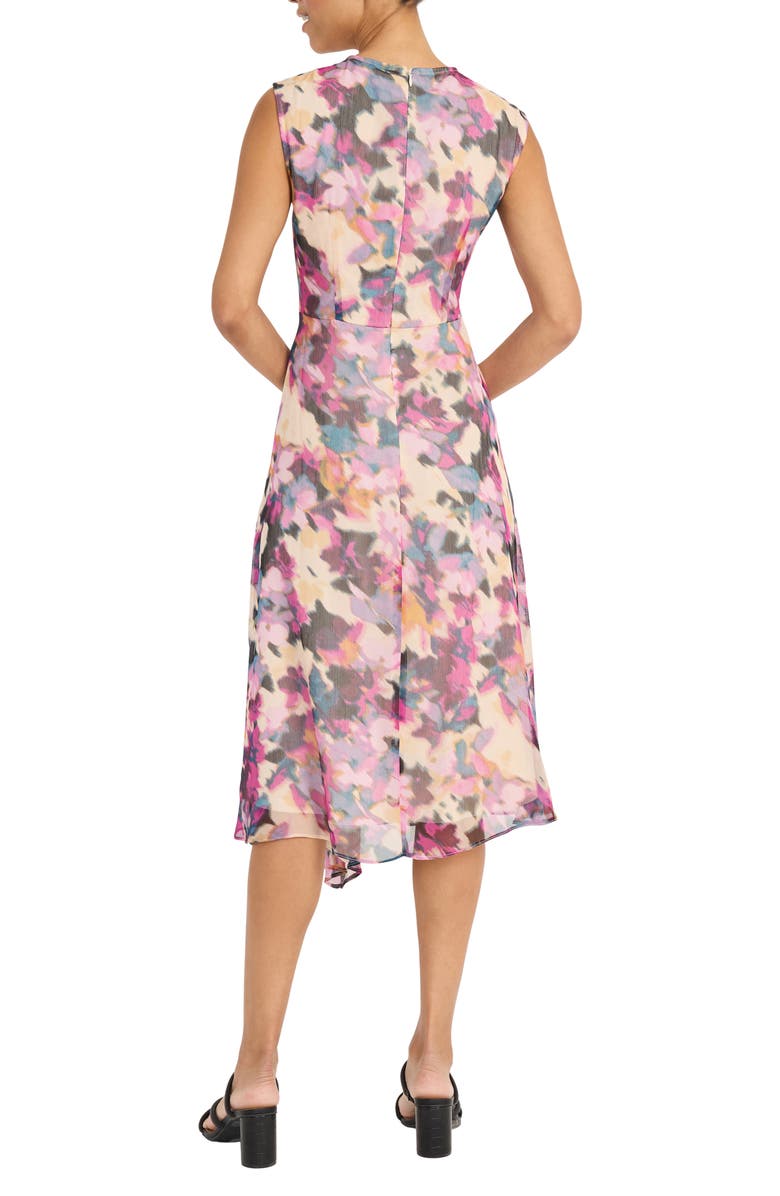 Floral Chiffon Sheath Dress