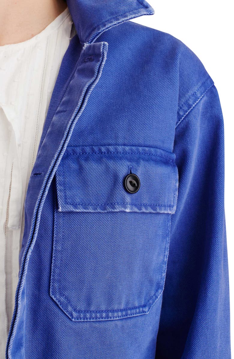 Alex Mill Washed Denim Crop Work Jacket, Alternate, color,