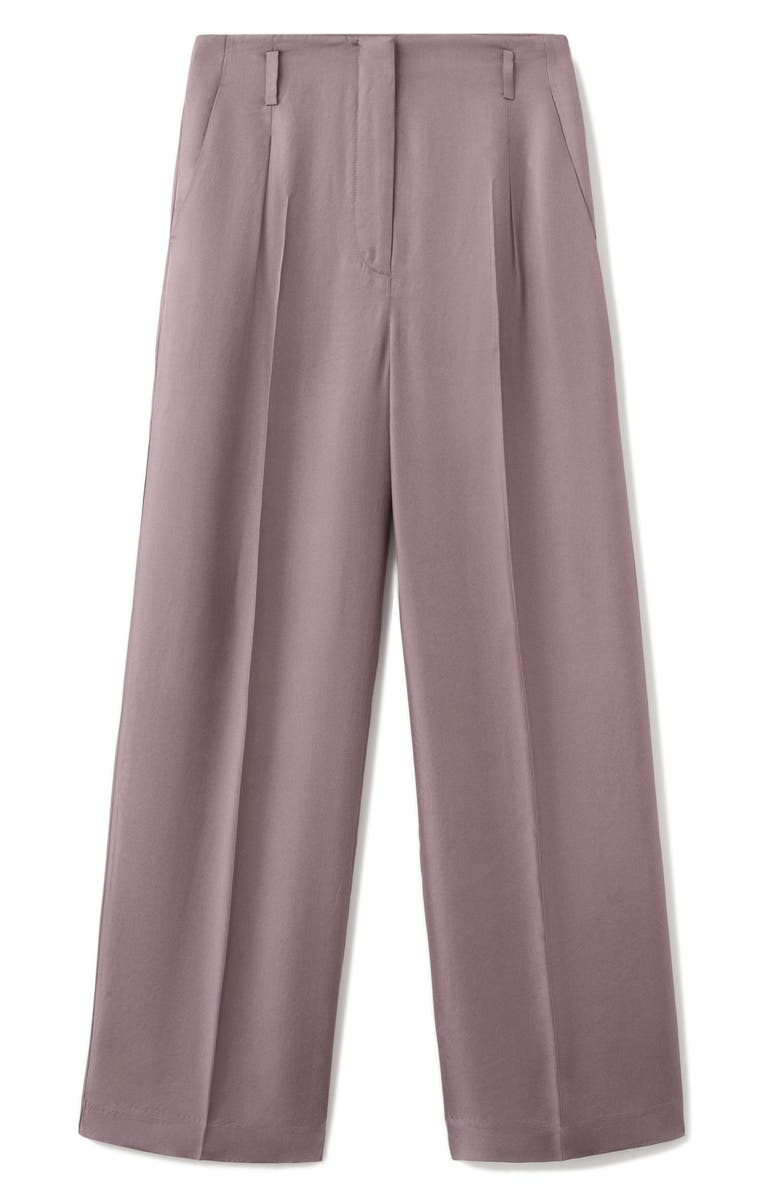 MANGO Straight Leg Pants, Alternate, color, Pastel Purple