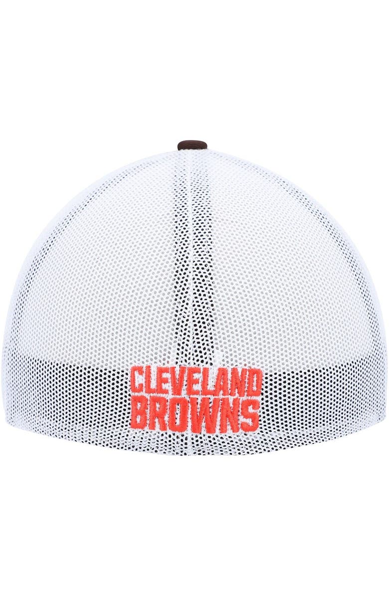 '47 Men's '47 Brown/White Cleveland Browns Trophy Trucker Flex Hat, Alternate, color, Brown