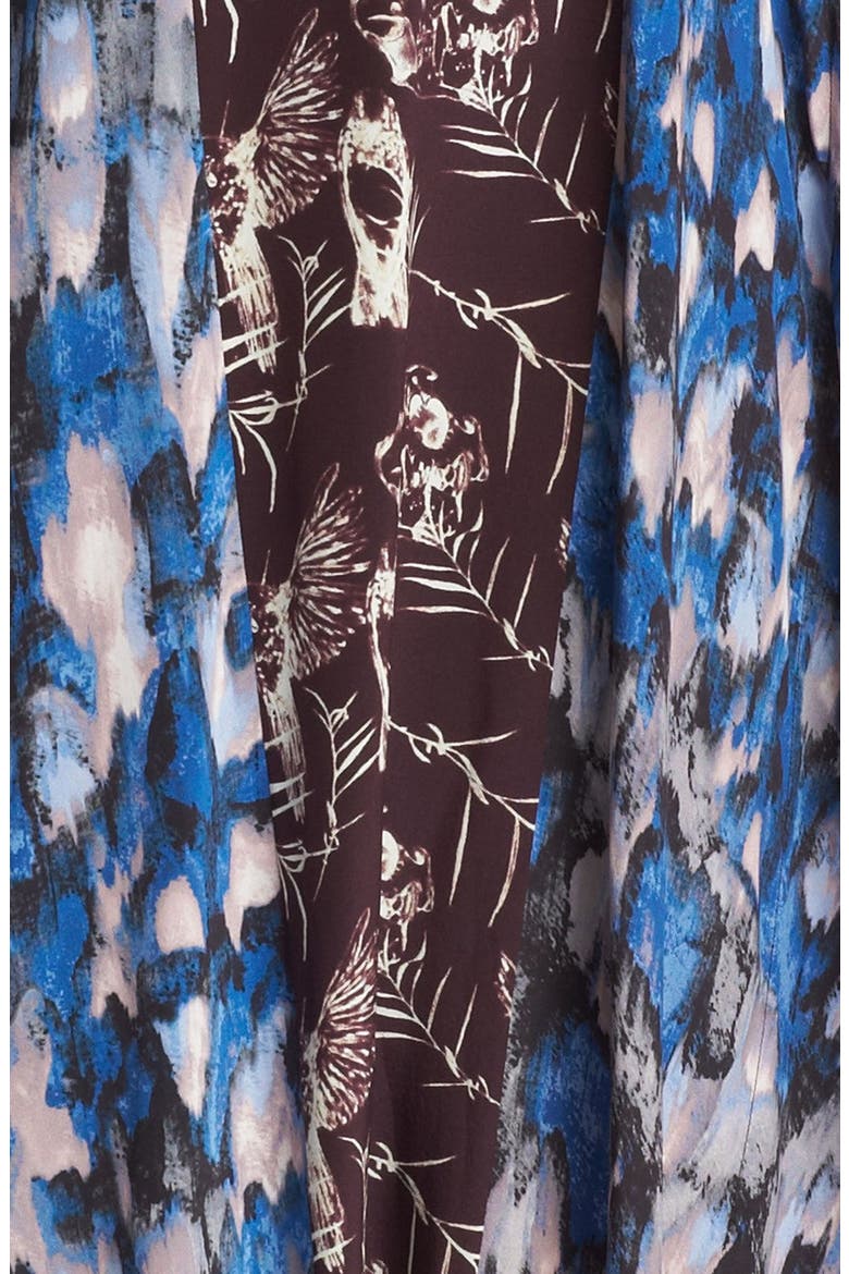 Silk Maxi Dress, Alternate, color, CELESTIAL MULTI