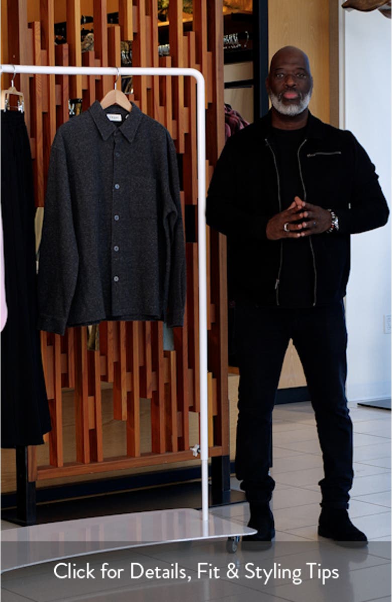 Waffle Knit Button-Up Shirt, sales video thumbnail