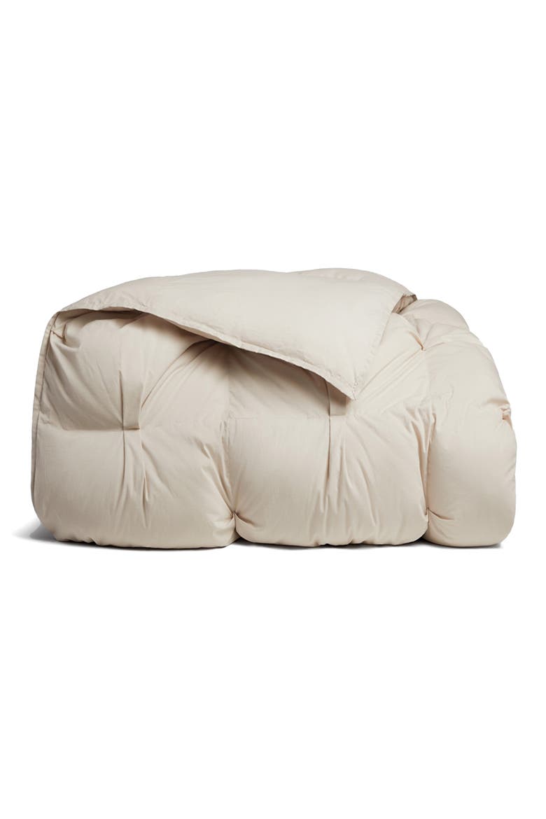 Organic Cotton Puff Comforter, Main, color, BONE