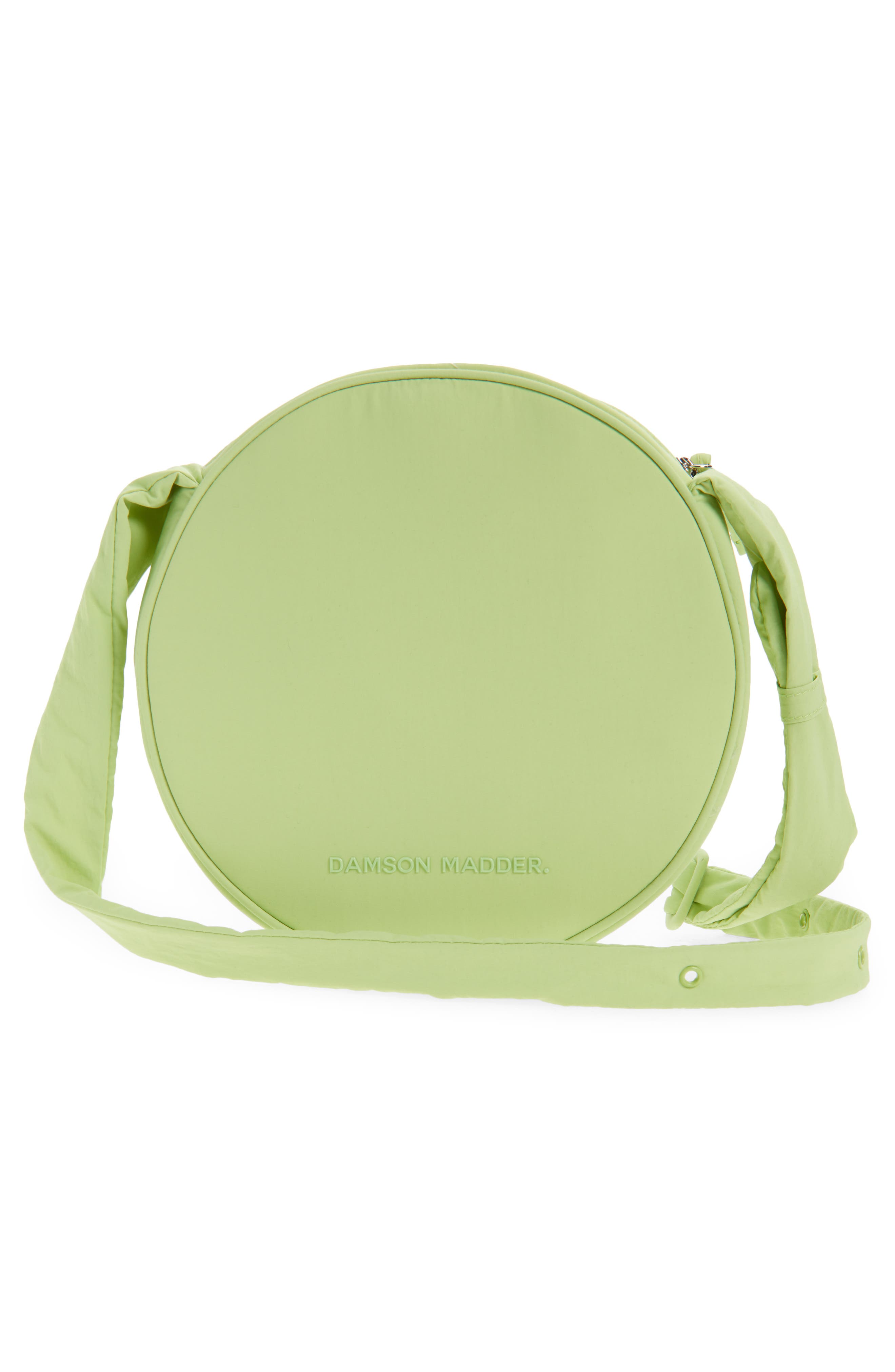 Damson Madder Rae Recycled Polyester Circle Crossbody Bag, Alternate, color, Green