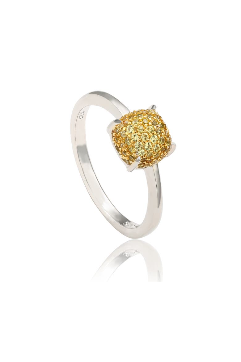 Sterling Silver Yellow Sapphire Ring, Alternate, color, YELLOW