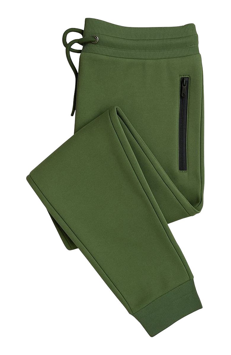 BenBen 3 Pack Mens Ultra Soft Zipper Joggers, Alternate, color, Olive/Black/Grey