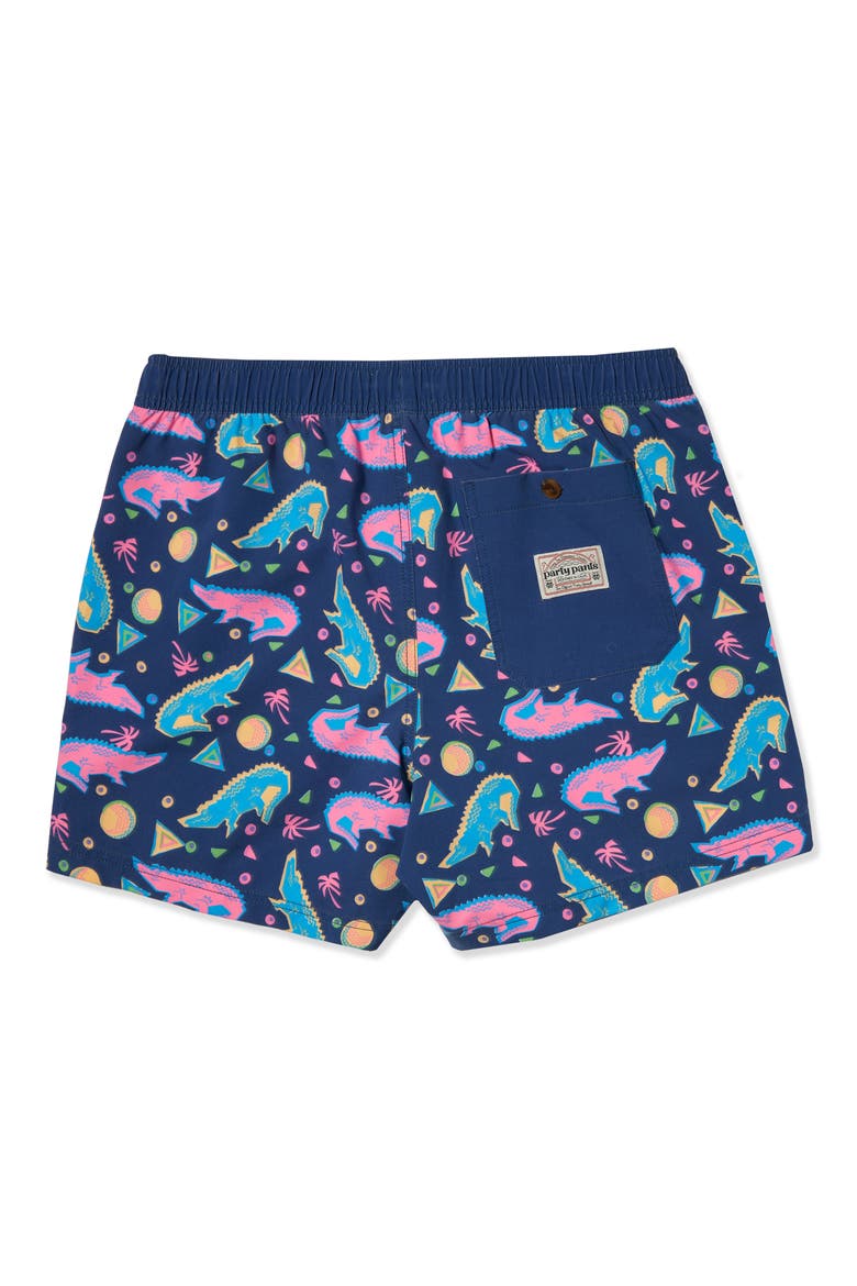 Golf Gator Happy Hour 5-Inch Swim Trunks, Alternate, color, NAVY BLUE