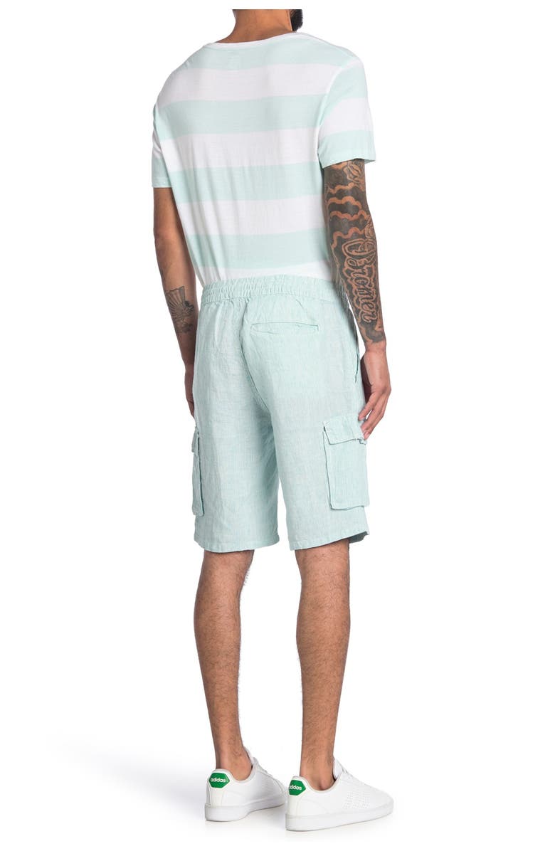 Onia Tom Linen Cargo Shorts, Alternate, color,