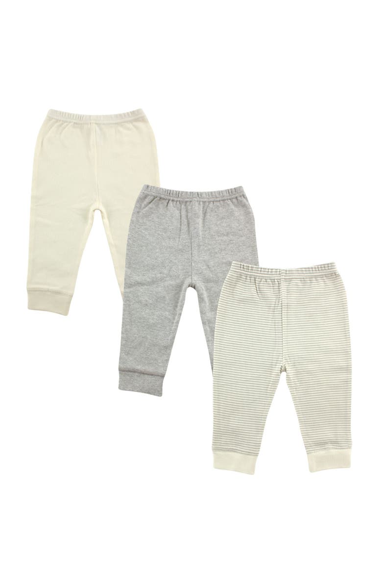 Soft Cotton Bottoms, Main, color, Neutral Gray Stripe