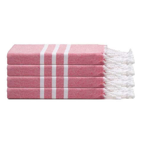 Trio Stripe Turkish Cotton Hand & Kitchen Towel Bundle