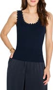 NIC+ZOE Scallop Sweater Tank