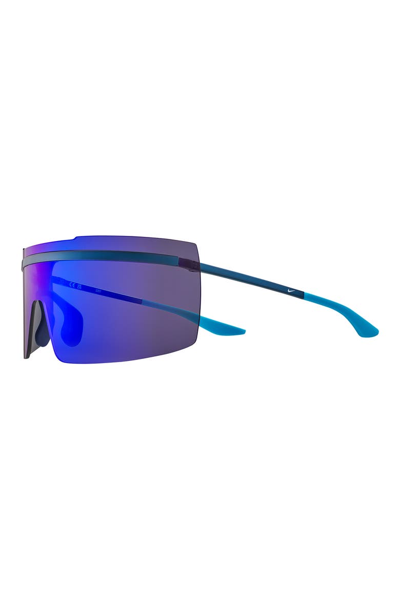 Echo Shield 67mm Sunglasses, Alternate, color, NAVY/ ULTRAVIIOLET MIRROR