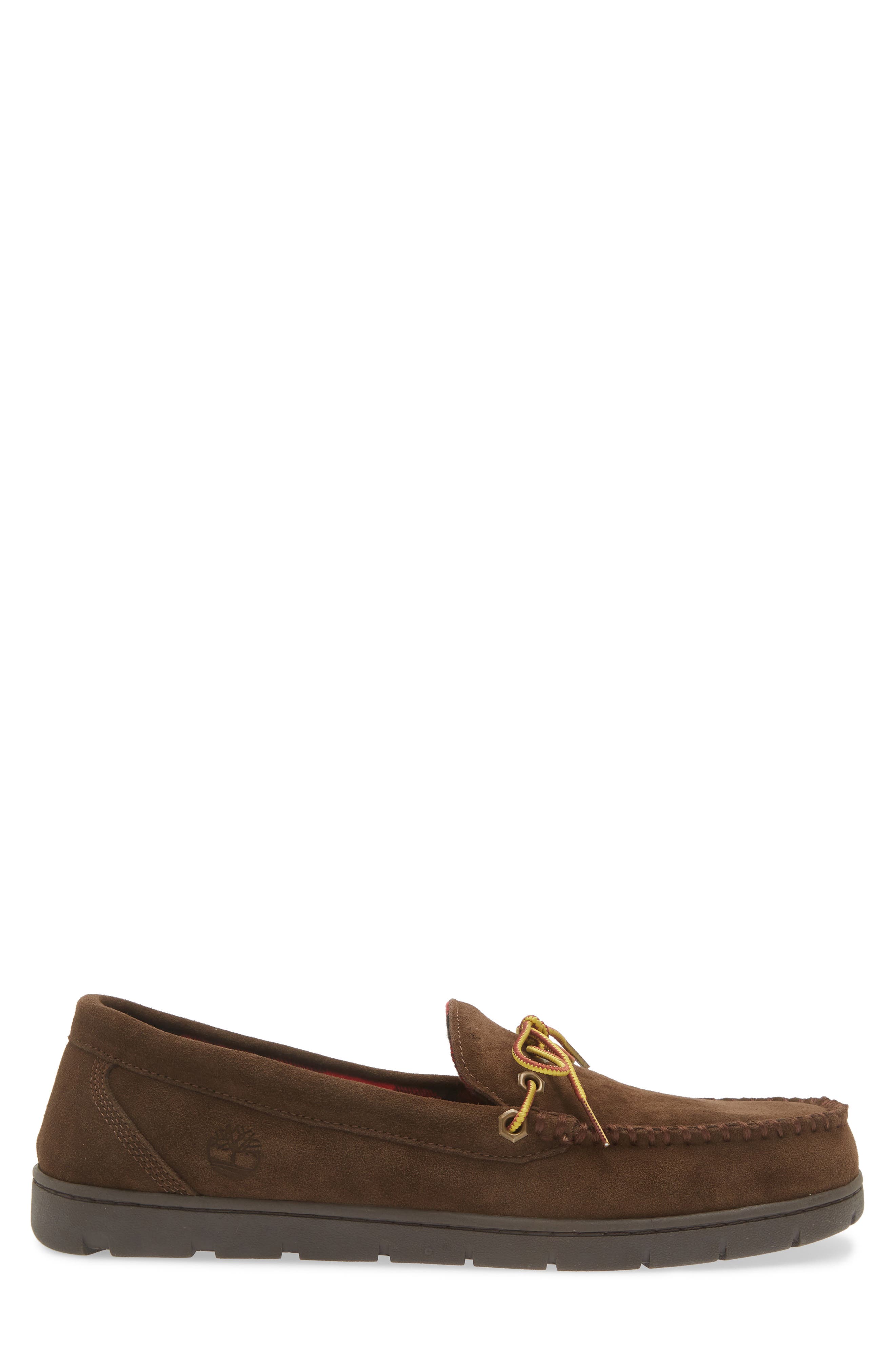 Timberland Flannel Lined Boat Shoe, Alternate, color, 