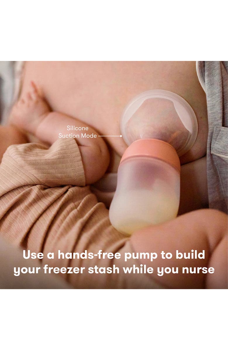 Fridababy Frida Mom 2-in-1 Manual Breast Pump, Alternate, color, White