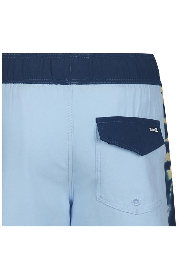 Kids' Print Panel Swim Trunks, Alternate, color, BLUE DREAM