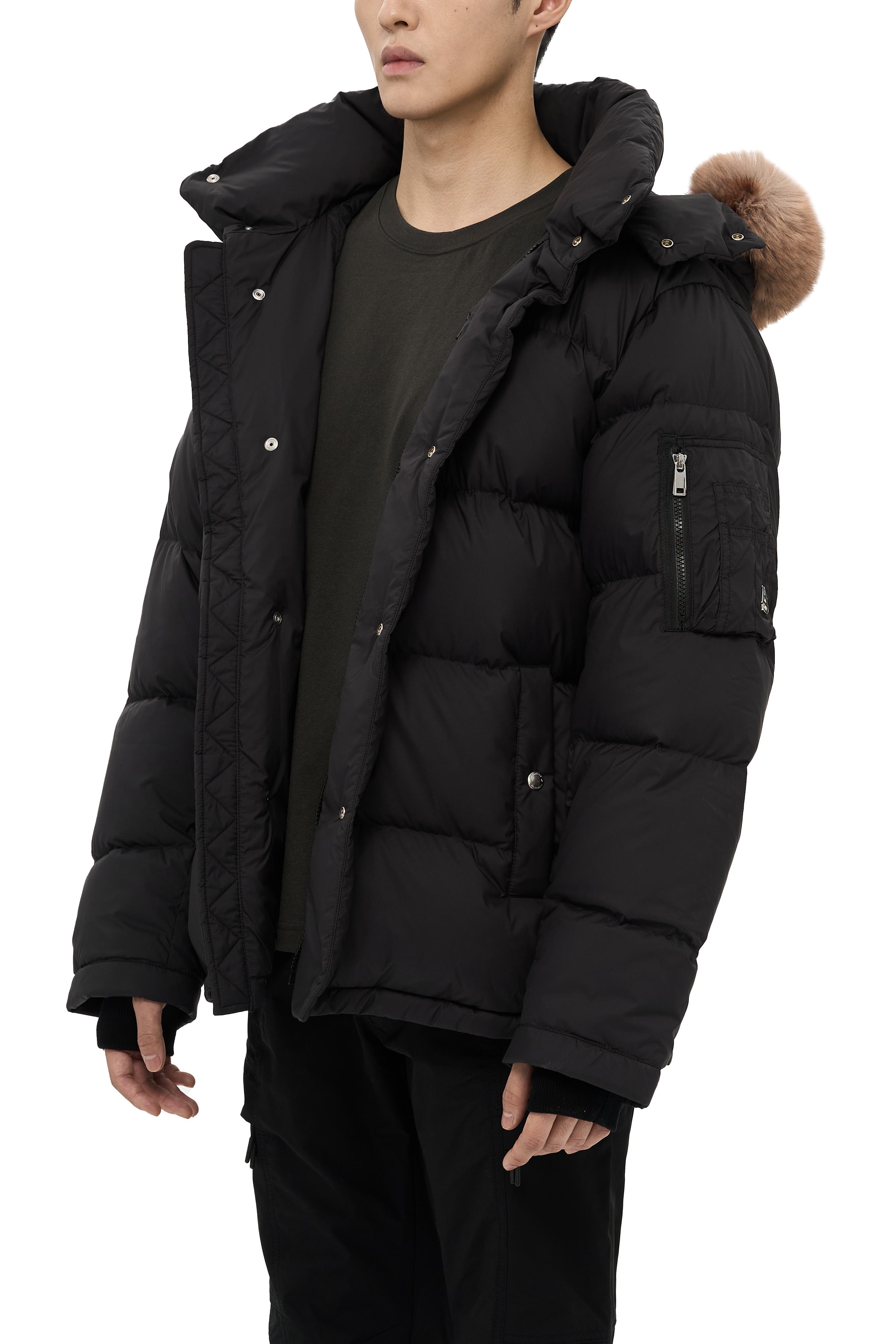 Minto Mens Detachable Hood Puffer - image 2