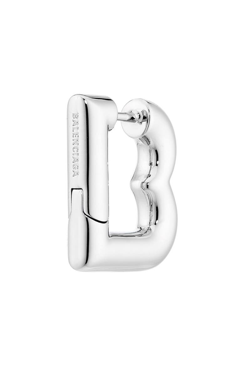 Eisa B XS Hoop Earrings, Alternate, color, SHINY SILVER 0926