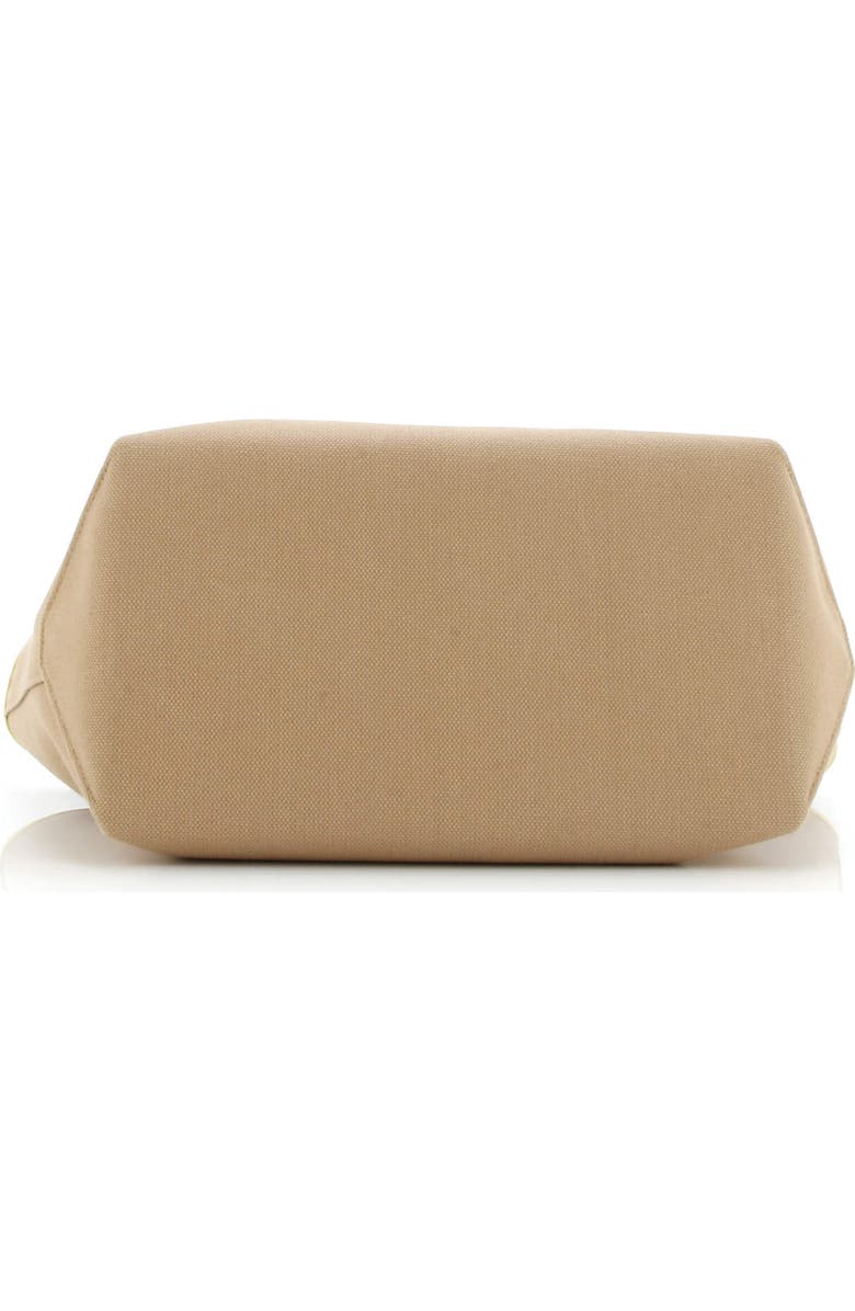 Pre-Owned Hermes Sac Steeple Tote Toile with Leather 25, Alternate, color, Chai/Cassis/Lime