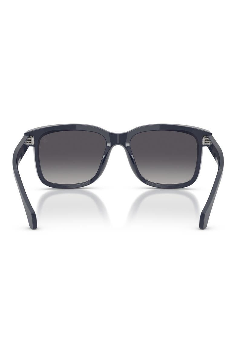 Valaire 54mm Polarized Pillow Sunglasses, Alternate, color, DARK BLUE / POLAR GREY