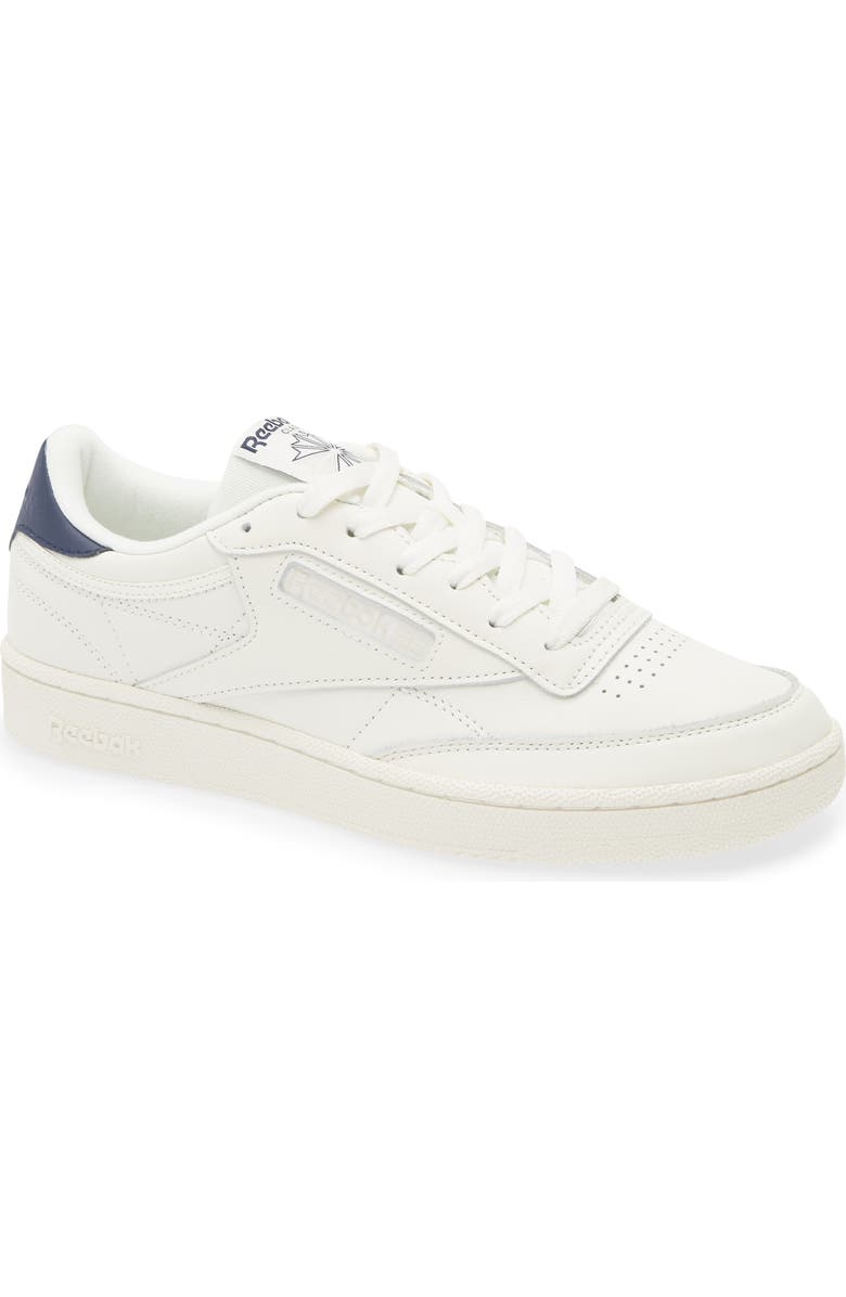 Reebok Club C 85 Sneaker, Main, color, Chalk/ Navy/ Flint Grey