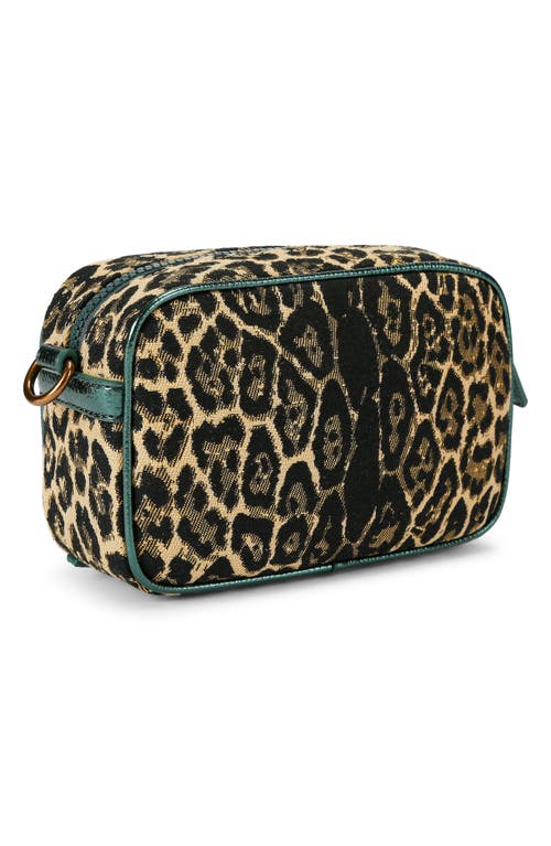 Kurt Geiger London Small Southbank Canvas Camera Bag In Brown