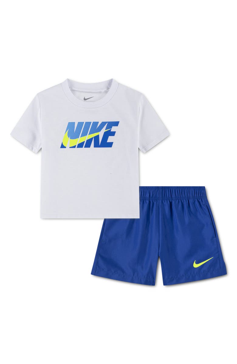Nike Graphic T-Shirt & Shorts Set, Main, color, U89game Ro