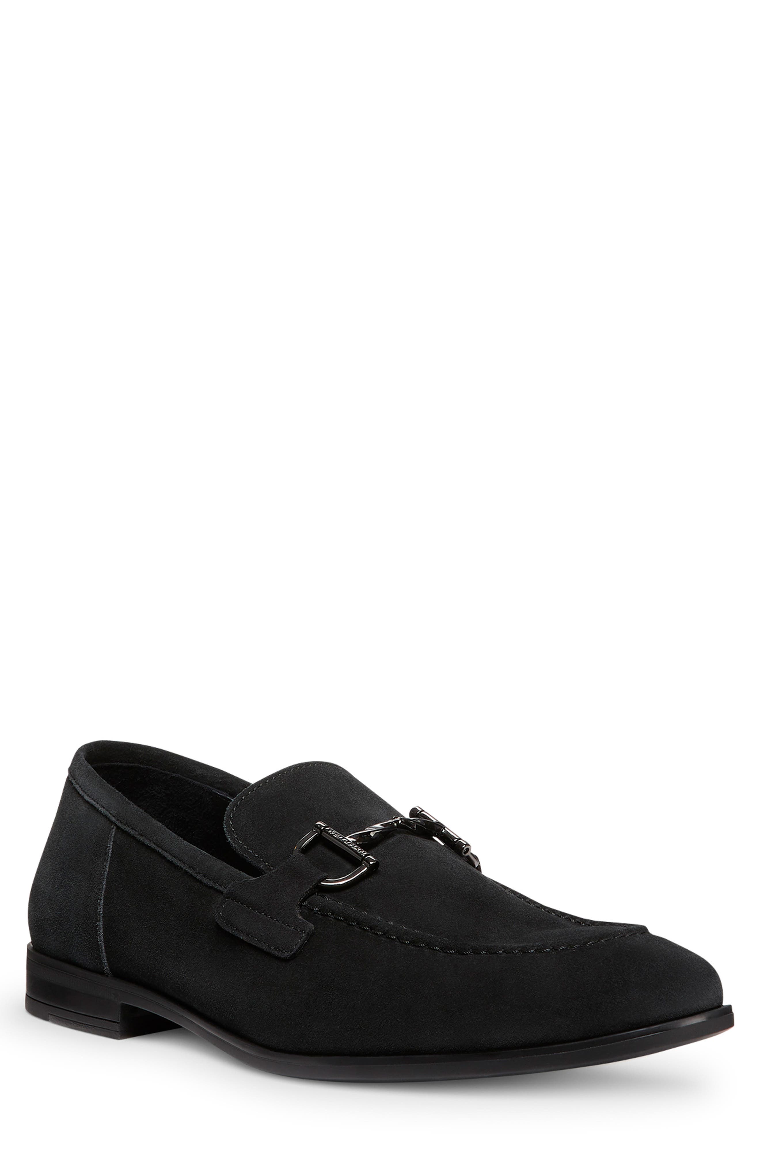 Stuart Weitzman Simon Twistbit Loafer, Main, color, Black