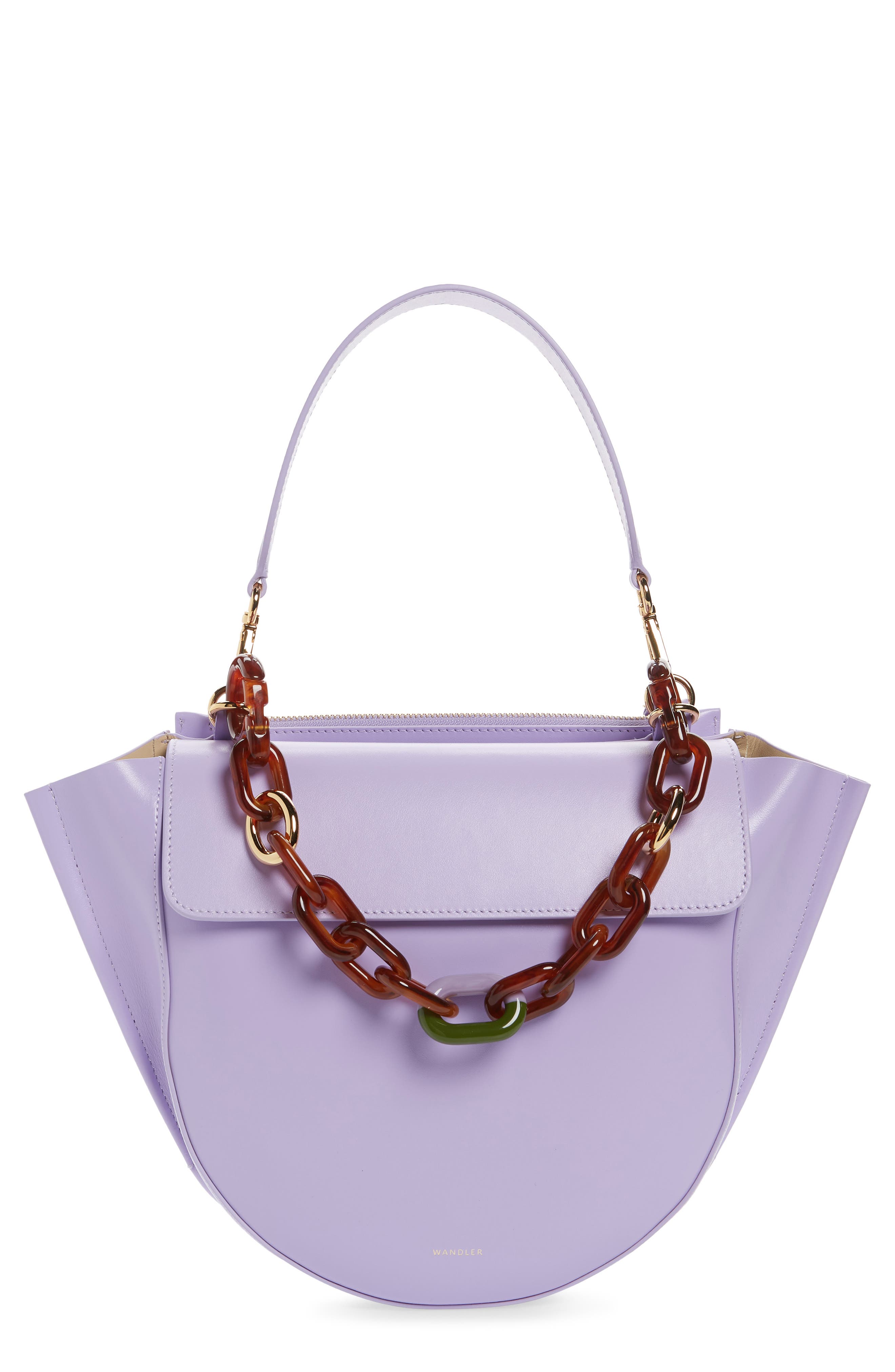 Wandler Hortensia Medium Leather Shoulder Bag, Main, color, 