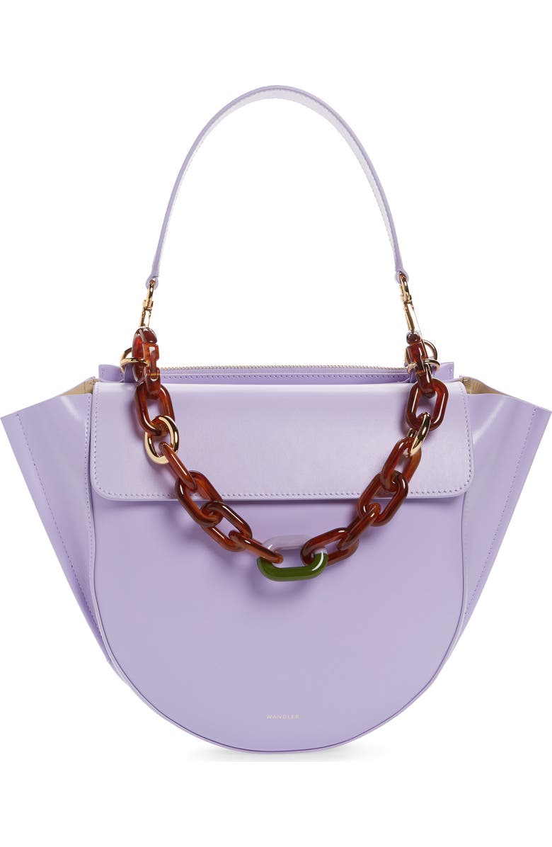 Wandler Hortensia Medium Leather Shoulder Bag, Main, color,