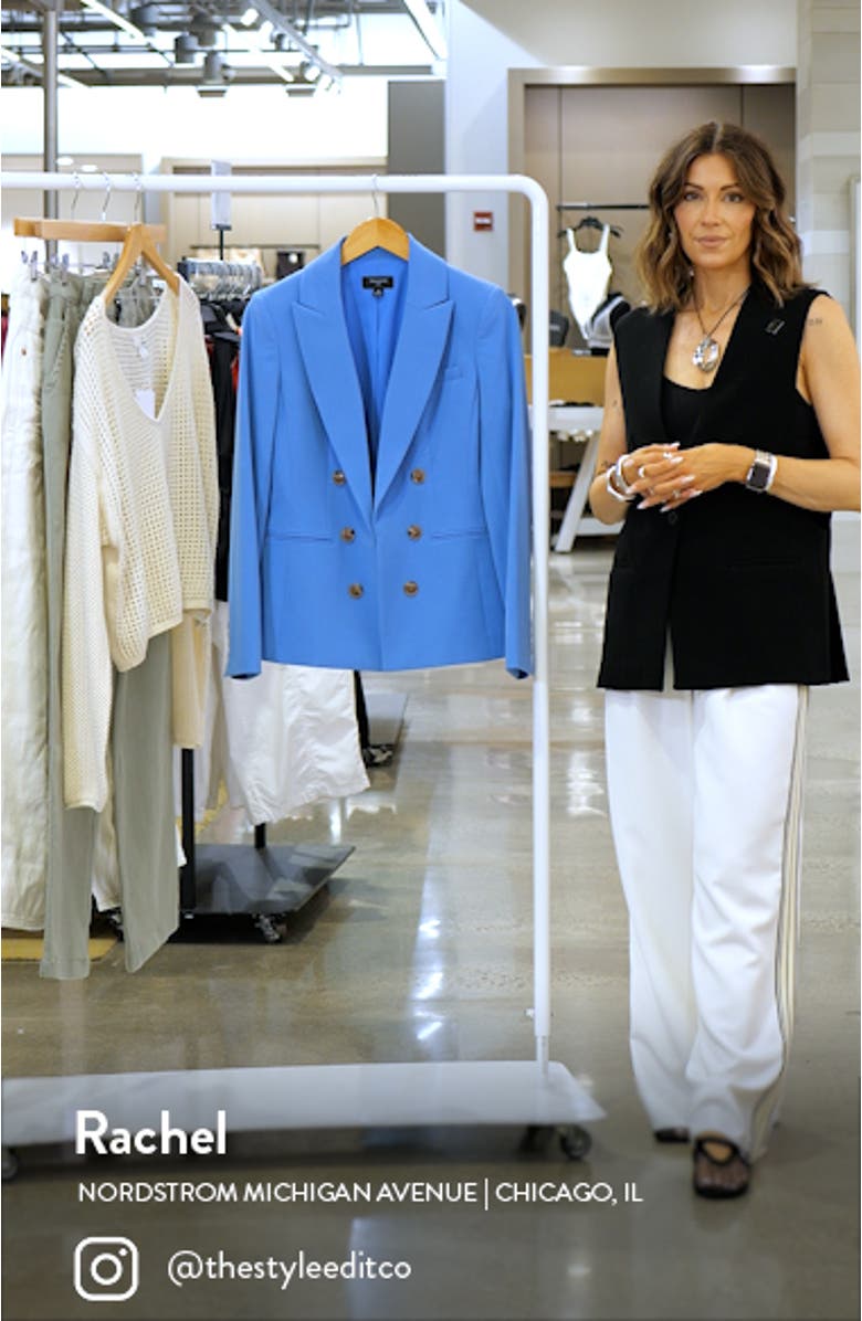 Faux Double Breasted Blazer, sales video thumbnail