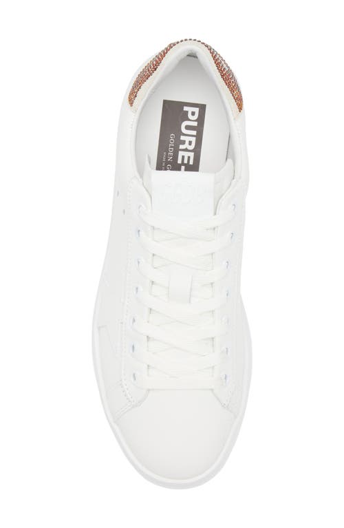 Golden Goose Purestar Mixed Leather Low-top Sneakers In Multi