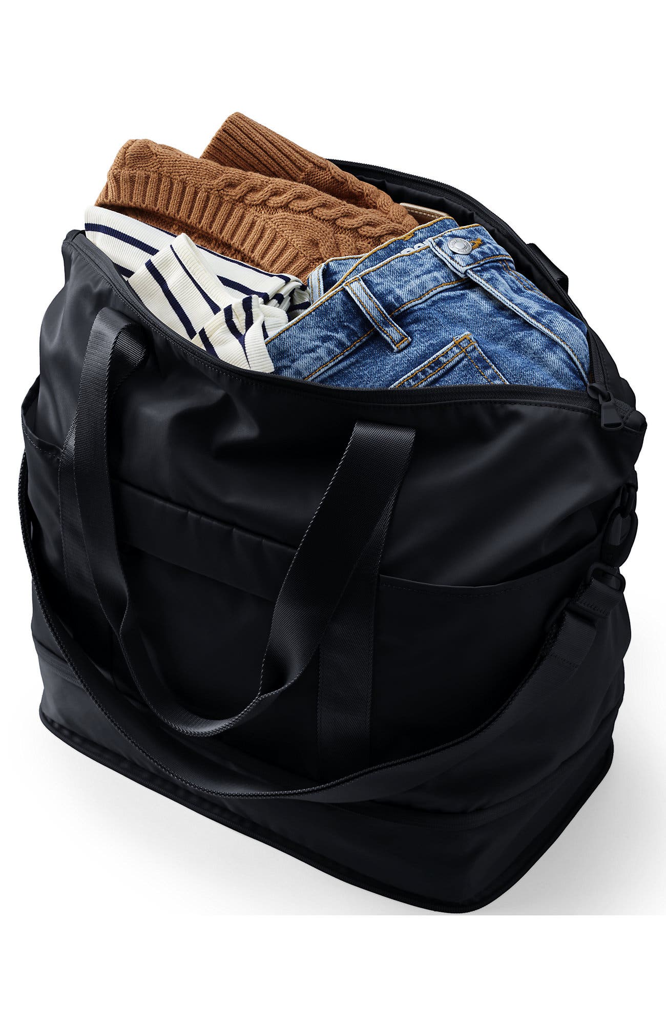 Lands' End Travel Carry On Luggage Tote Bag, Alternate, color, 