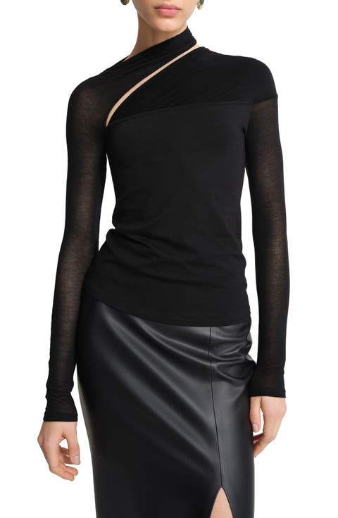 Zola Long Sleeve Cutout Top