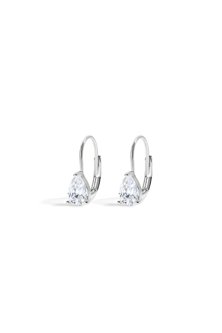 Mini Aston Earrings - Silver, Main, color, SILVER