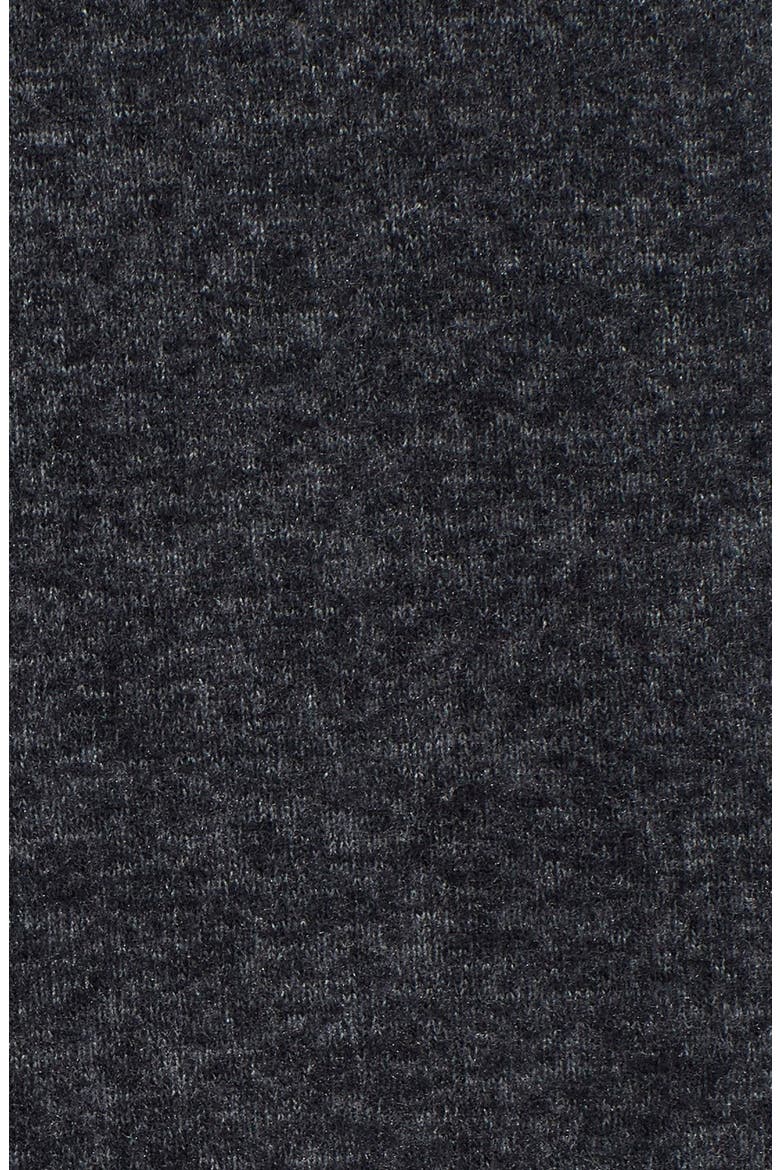 Gibson 'Yummy Fleece' High/Low V-Neck Pullover, Alternate, color, BLACK