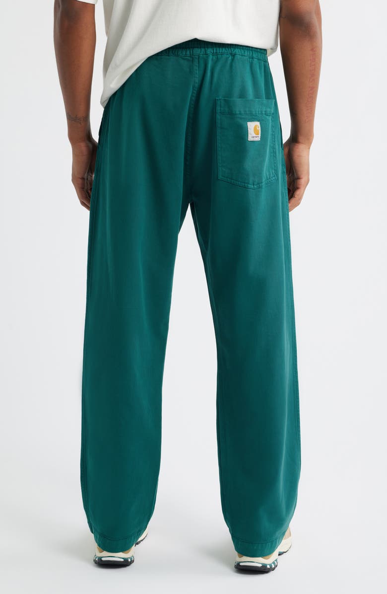 Carhartt Work In Progress Floyde Twill Drawstring Pants, Alternate, color, Rainforest (Garment Dyed)
