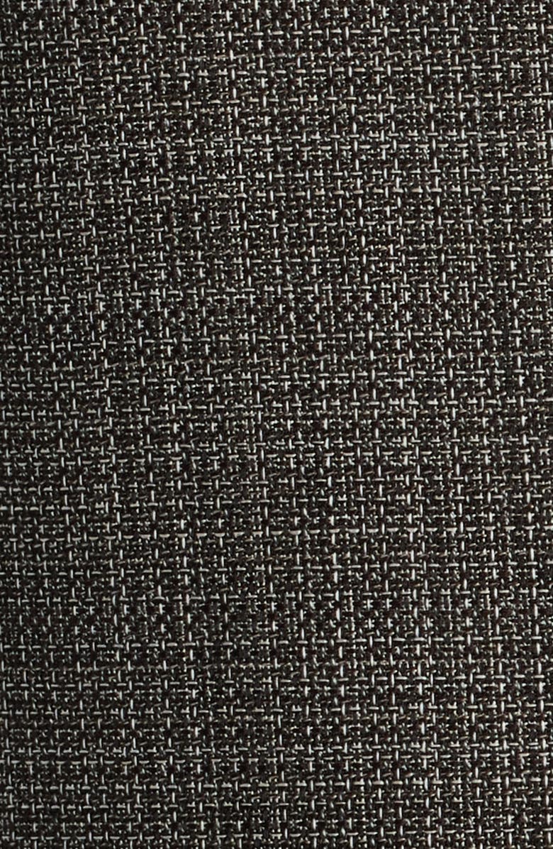 BOSS Hutson Slim Fit Brown Textured Wool Mélange Sport Coat, Alternate, color, Dark Brown