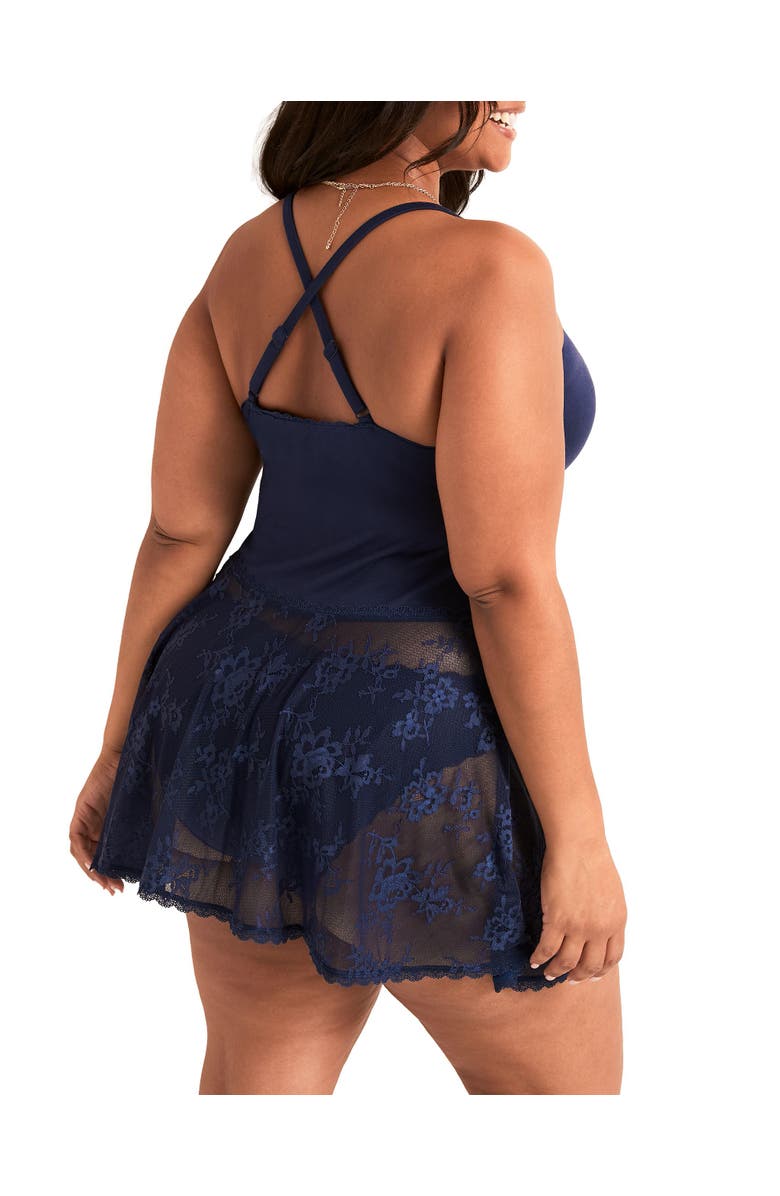 Adore Me Marien Babydoll & Bikini Set, Alternate, color, 