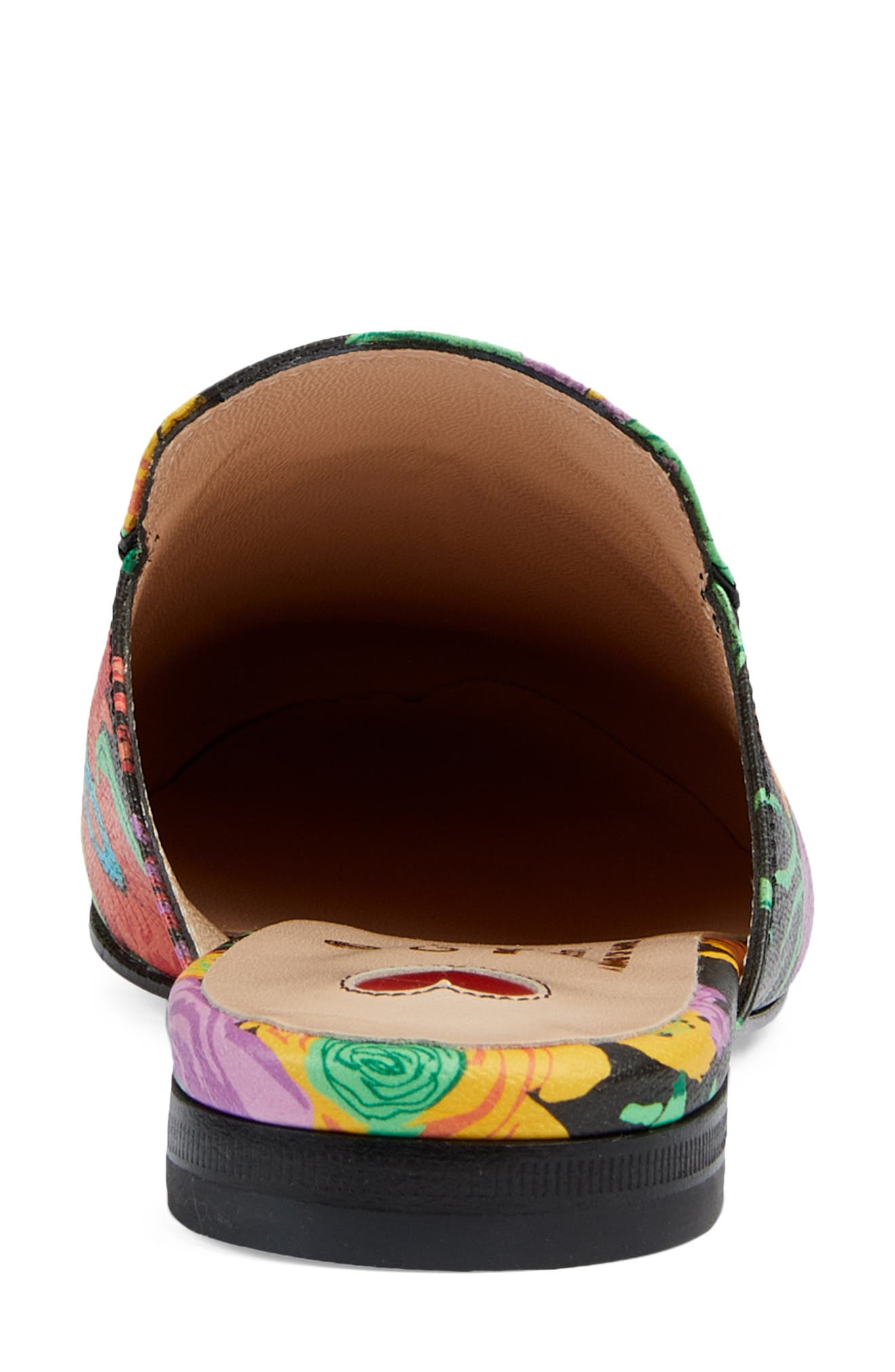Gucci x Ken Scott Princetown Floral Print Loafer Mule, Alternate, color, 