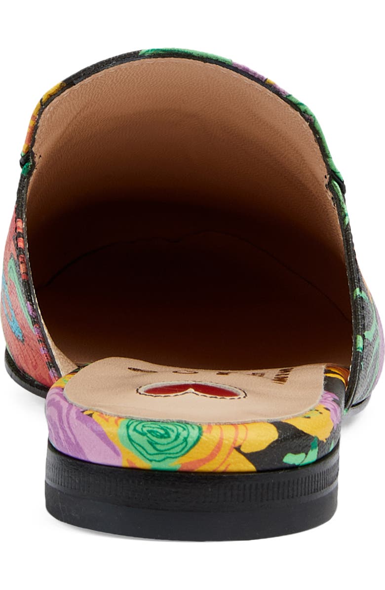 Gucci x Ken Scott Princetown Floral Print Loafer Mule, Alternate, color,