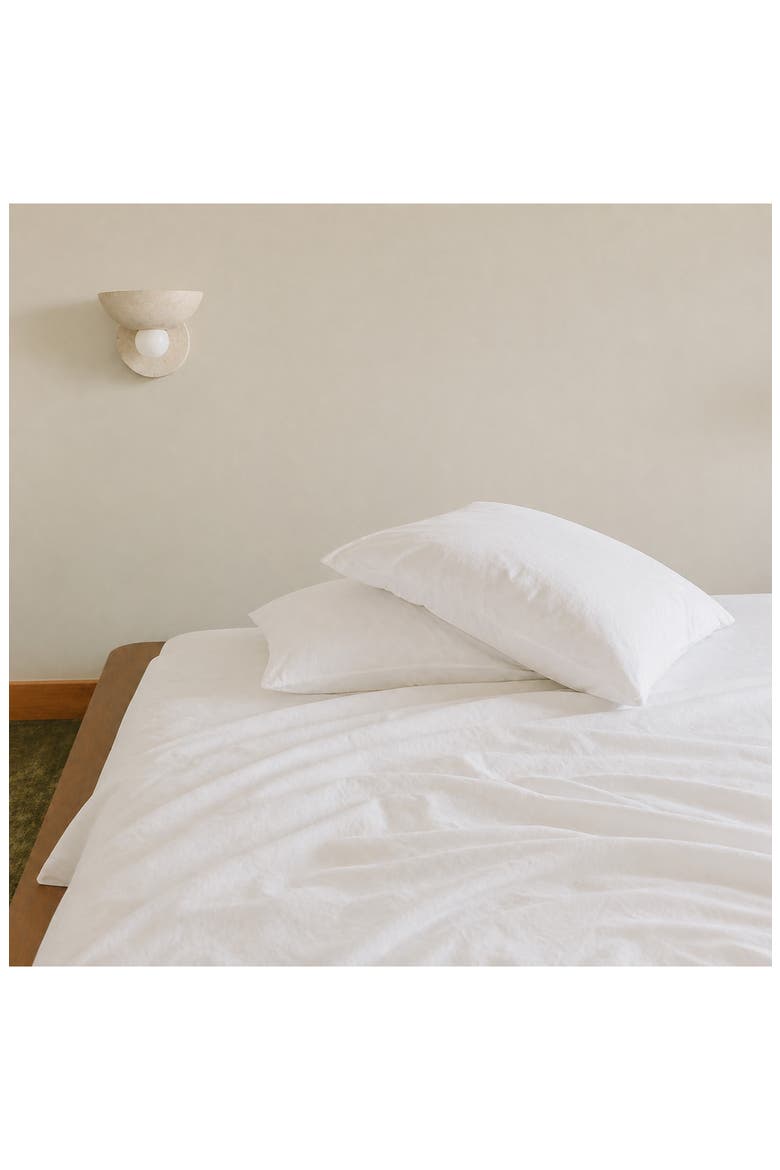 Sundaze Airy Tencel® Lyocell & Cotton Sheet Set, Alternate, color, WHITE