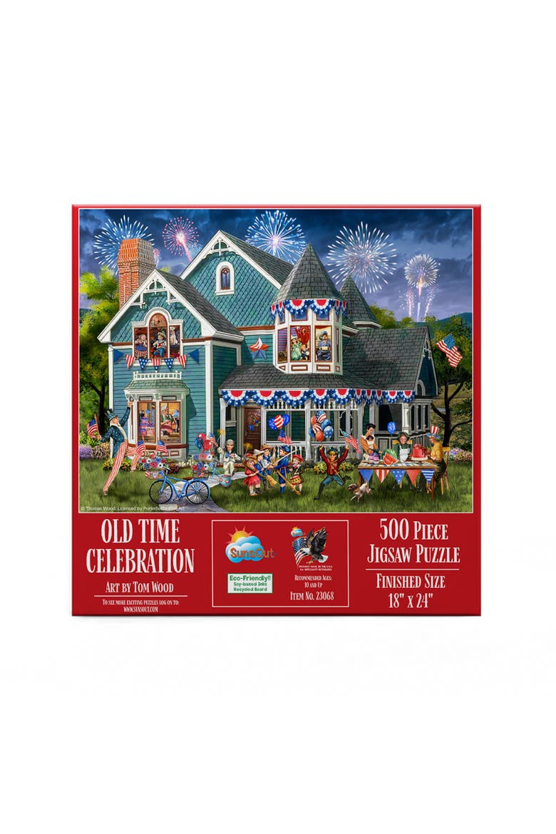 Old time Celebration 500 piece Jigsaw Puzzle for Adults, Alternate, color, Multicolor