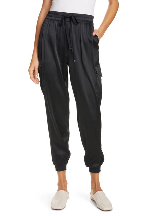 Elsie Stretch Silk Joggers