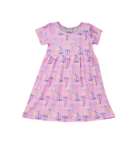 Girl's Playtime UPF 50+ Laya Short Sleeve Tee Dress