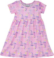 Flap Happy Girl's Playtime UPF 50+ Laya Short Sleeve Tee Dress
