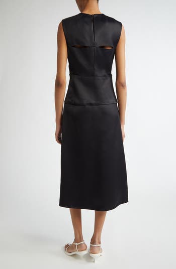 JILSANDER ワンピース 22AW Black satin dress4814725 JIL SANDER（ジルサンダー）の「JIL SANDER / ワンピース