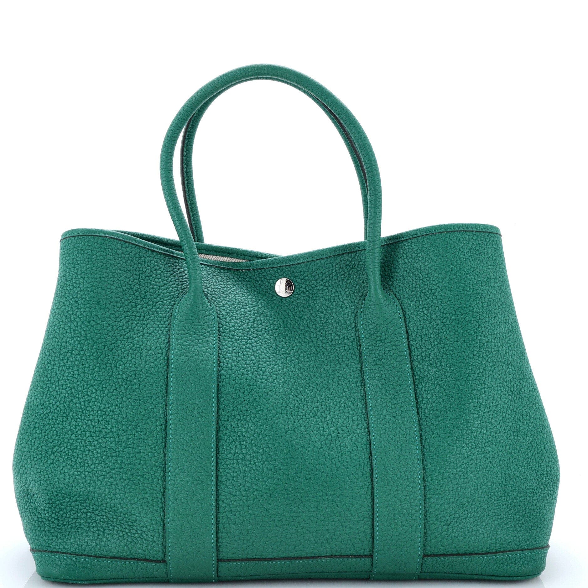 Garden Party Tote Leather 36, Main, color, Vert Vertigo