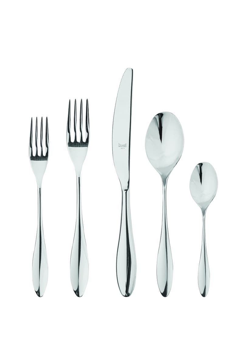 Mepra Carinzia Flatware Set - 20 Pieces, Main, color, Silver
